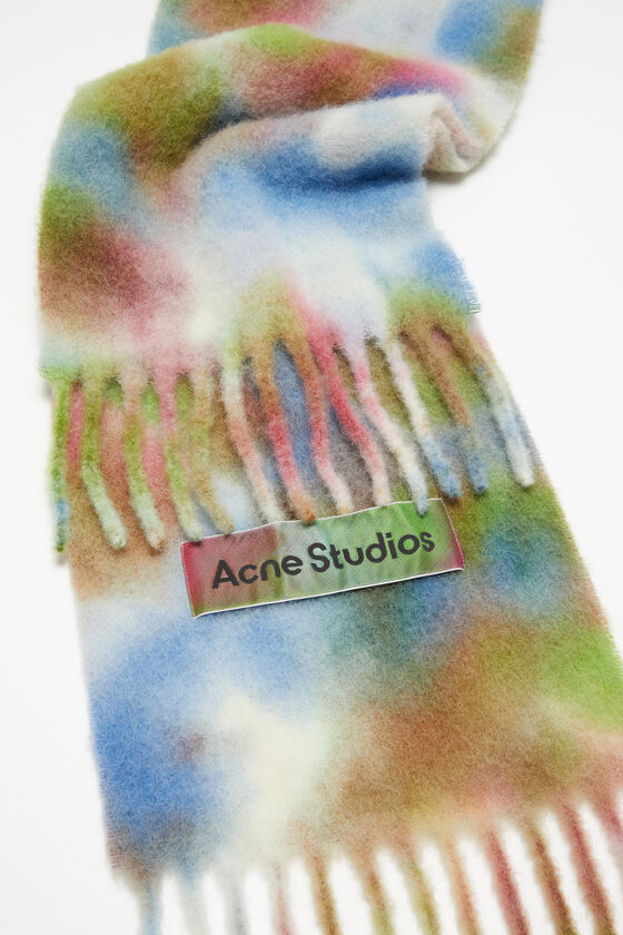 (image for) Intimate Tie-dye alpaca wool scarf